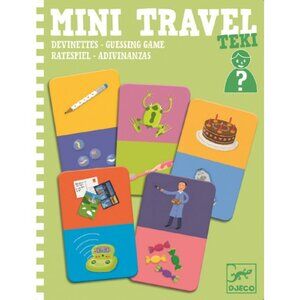 Djeco Mini Travel Guessing Game Teki (Multilingual) For Age 4+ New Sealed